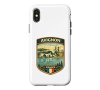 Carcasa para iPhone X/XS Aviñón Francia Vacaciones Familiares a Aviñón francés