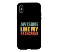 Carcasa para iPhone X/XS Awesome Like My Grandsons