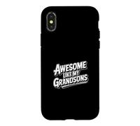 Carcasa para iPhone X/XS Awesome Like My Grandsons