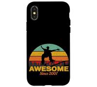 Carcasa para iPhone X/XS Awesome Since 2007 Retro Skateboarder Birthday