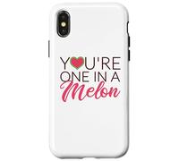 Carcasa para iPhone X/XS Awesome Summer Fruits You'Re One in a Melon Watermelon