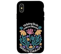 Carcasa para iPhone X/XS Ayudando a Las pequeñas Voces a florecer la Terapia del Habla SLP