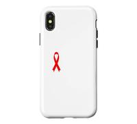 Carcasa para iPhone X/XS Ayudas de Combate contra la Colmena Ayuda a la Cinta roja del Guerrero - Día Mundial del SIDA