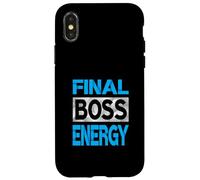 Carcasa para iPhone X/XS Azul Color Final-Boss-Energy Blue Graphic