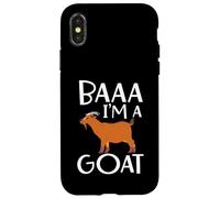 Carcasa para iPhone X/XS Baaaa Soy una Cabra Billy Cabra