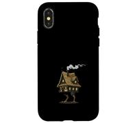 Carcasa para iPhone X/XS Baba Yaga Cabaña con Patas de Gallina Folclore Eslavo