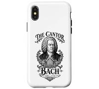 Carcasa para iPhone X/XS Bach The Cantor Retrato Barroco Pipe Órgano Música clásica