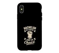 Carcasa para iPhone X/XS Bachelor Who Cooks Well Home Chef Solo Cocinar Habilidades de Cocina