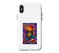 Carcasa para iPhone X/XS Back to The 90s Teddy Bear Retro Nostalgia