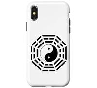 Carcasa para iPhone X/XS Bagua Espejo Feng Shui Diseño Yin/Yang Ocho Trigramas Símbolo