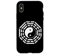 Carcasa para iPhone X/XS Bagua Espejo Feng Shui Diseño Yin/Yang Ocho Trigramas Símbolo