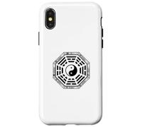 Carcasa para iPhone X/XS Bagua Espejo Feng Shui Diseño Yin/Yang Ocho Trigramas Símbolo