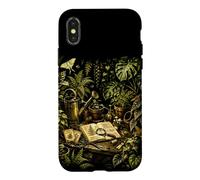 Carcasa para iPhone X/XS Banco botánico para macetas de Invernadero Vintage, diseño de Naturaleza