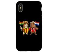 Carcasa para iPhone X/XS Bandera Bolivia Paraguay Raíces Bolivianas Herencia
