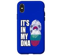 Carcasa para iPhone X/XS Bandera búlgara y surcoreana Mixta de ADN