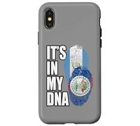 Carcasa para iPhone X/XS Bandera de ADN de Belice y Guatemala, Regalo de Patrimonio