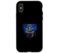Carcasa para iPhone X/XS Bandera de Dakota del Norte