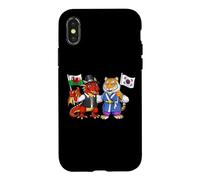 Carcasa para iPhone X/XS Bandera de Gales y Corea del Sur Raíces galesas Orgullosa