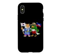 Carcasa para iPhone X/XS Bandera de Haití y Corea del Sur Raíces haitiano-Coreanas