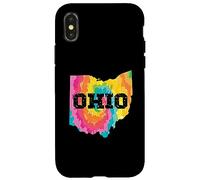 Carcasa para iPhone X/XS Bandera de Ohio The State para Hombre y Mujer, Bandera de Ohio