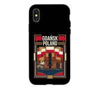 Carcasa para iPhone X/XS Bandera de Polonia de Gdansk, histórico, Frente al mar, Viaje, Polaco, gráfico