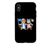 Carcasa para iPhone X/XS Bandera de Somalia e Italia Raíces somalíes Italiana