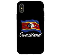 Carcasa para iPhone X/XS Bandera de Suazilandia Sudáfrica Hombres Mujeres Niños Eswatini