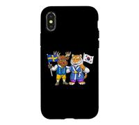 Carcasa para iPhone X/XS Bandera de Suecia y Corea del Sur Raíces suecas Coreana