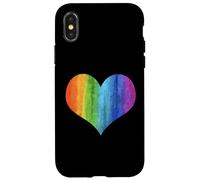 Carcasa para iPhone X/XS Bandera del Arco Iris del Orgullo LGBT Mes del Orgullo LGBTQI