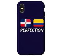 Carcasa para iPhone X/XS Bandera Dominicana más Colombiana del Patrimonio de la perfección