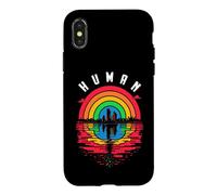 Carcasa para iPhone X/XS Bandera LGBTQ Humana Mes del Orgullo Gay Ciudad LGBT Arco Iris Lesbianas