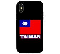 Carcasa para iPhone X/XS Bandera taiwanesa patriótica Hombres Mujeres niños asiático Taiwán