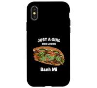 Carcasa para iPhone X/XS Banh Mi Vietnamese Sandwich Vietnam Comida Divertida Chicas Mujeres