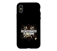 Carcasa para iPhone X/XS Barista Espresso Decaffeinated Is A Crime