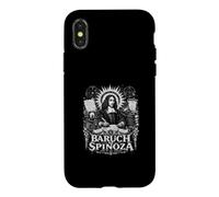 Carcasa para iPhone X/XS Baruch De Spinoza Dios En Todas Las Cosas Pensador