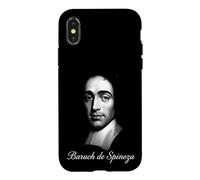 Carcasa para iPhone X/XS Baruch de Spinoza Filosofía Racionalista Retrato