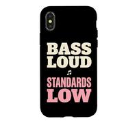 Carcasa para iPhone X/XS Bass Loud Standards Low EDM, Asistente a Festivales de música Rave