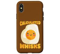 Carcasa para iPhone X/XS Batidores calculados, Divertido Juego de Palabras con Huevos, Lindo culinario