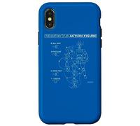 Carcasa para iPhone X/XS Batman Action Figure Anatomy