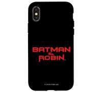 Carcasa para iPhone X/XS Batman and Robin (1997) Logo