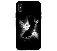 Carcasa para iPhone X/XS Batman Begins Black & White Poster