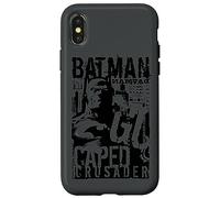 Carcasa para iPhone X/XS Batman Caped Crusader Stenciled