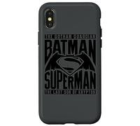 Carcasa para iPhone X/XS Batman v Superman Title Fight