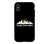 Carcasa para iPhone X/XS Beauty from Ashes Christian Bible Verse Religious Scripture