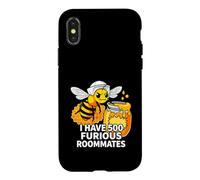 Carcasa para iPhone X/XS Beekeeper I Have 500 Furious Roommates Apiarist