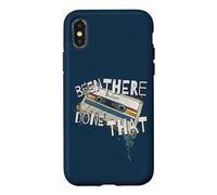 Carcasa para iPhone X/XS Been There Done That Retro Cassette Mixtape de los 90