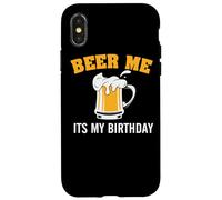 Carcasa para iPhone X/XS Beer Me It's My Birthday Funny Drinking Team Beer Lover