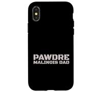 Carcasa para iPhone X/XS Belgian Malinois Dad