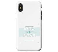 Carcasa para iPhone X/XS Bend Dont Break - Regalo de Resistencia de Fuerza de Yoga