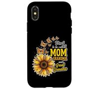 Carcasa para iPhone X/XS Bendecidos de ser llamados Mamá y Abuela Sunflower Día de la Madre